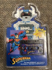 Tiger 1994 2-XL Robot Superman Mayhem in Metropolis Audio Cassette NIP