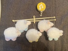 Vintage 1990 Mobile for Crib Nursery Sings Mary Had A Little Lamb Tested/Works 