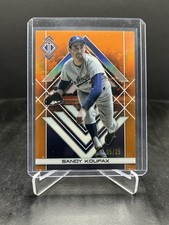 2025 Topps Transcendent Baseball Sandy Koufax Orange 05/25 #76