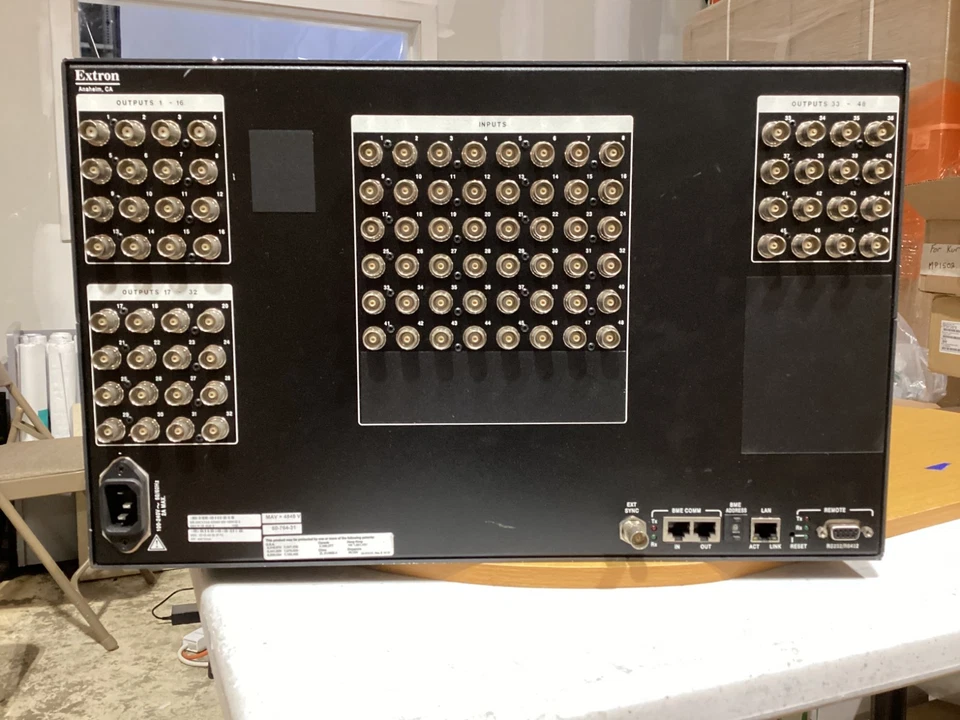 Extron Video Matrix Switcher Mav Plus Series Video Matrix Switcher 60-768-31 - Image 2 of 3