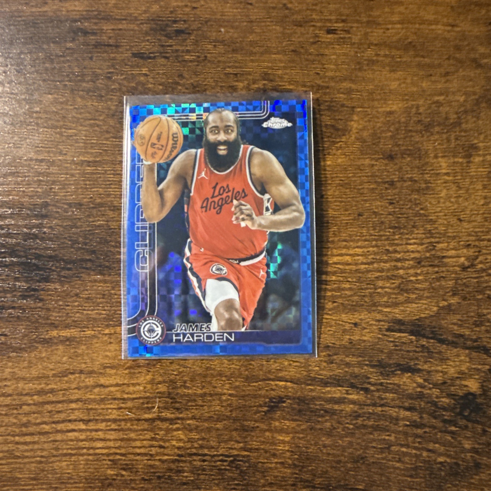 2025-26 Topps Chrome - James Harden #54 Blue X-Fractor