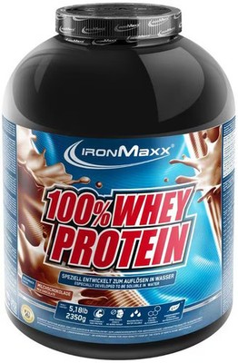 IronMaxx 100 % Whey Protein, 2350 g Dose, Milchschokolade
