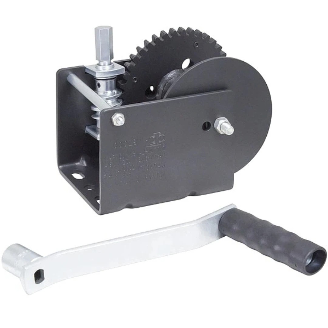 Dutton-Lainson Wg2000hex Gear Winch W/Hex Drive, Worm Gear, 2000 Lb