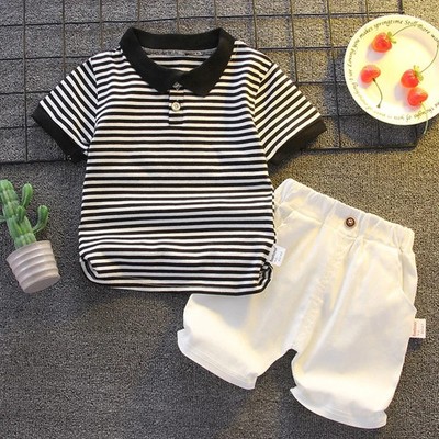 Children Kids Clothes Children's Sets Boys T-shirt Shorts Summer Cotton