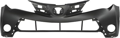 Front Primed Bumper Upper Cover For 2013-2015 Toyota RAV4 Plastic TO1014101