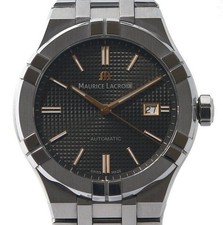 Maurice Lacroix AIKON Automatic Men’s Watch Steel Black Box & Guarantee