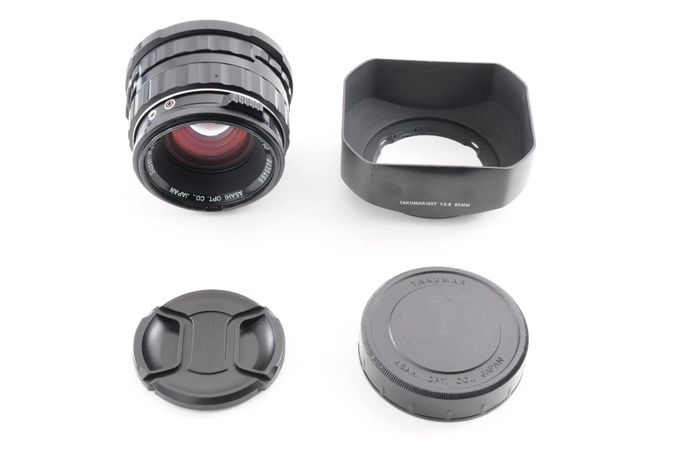 **Almost MINT w/Hood** Pentax SMC Takumar 6x7 90mm f/2.8 LS For 6x7 67 II  Japan - Image 3 of 4