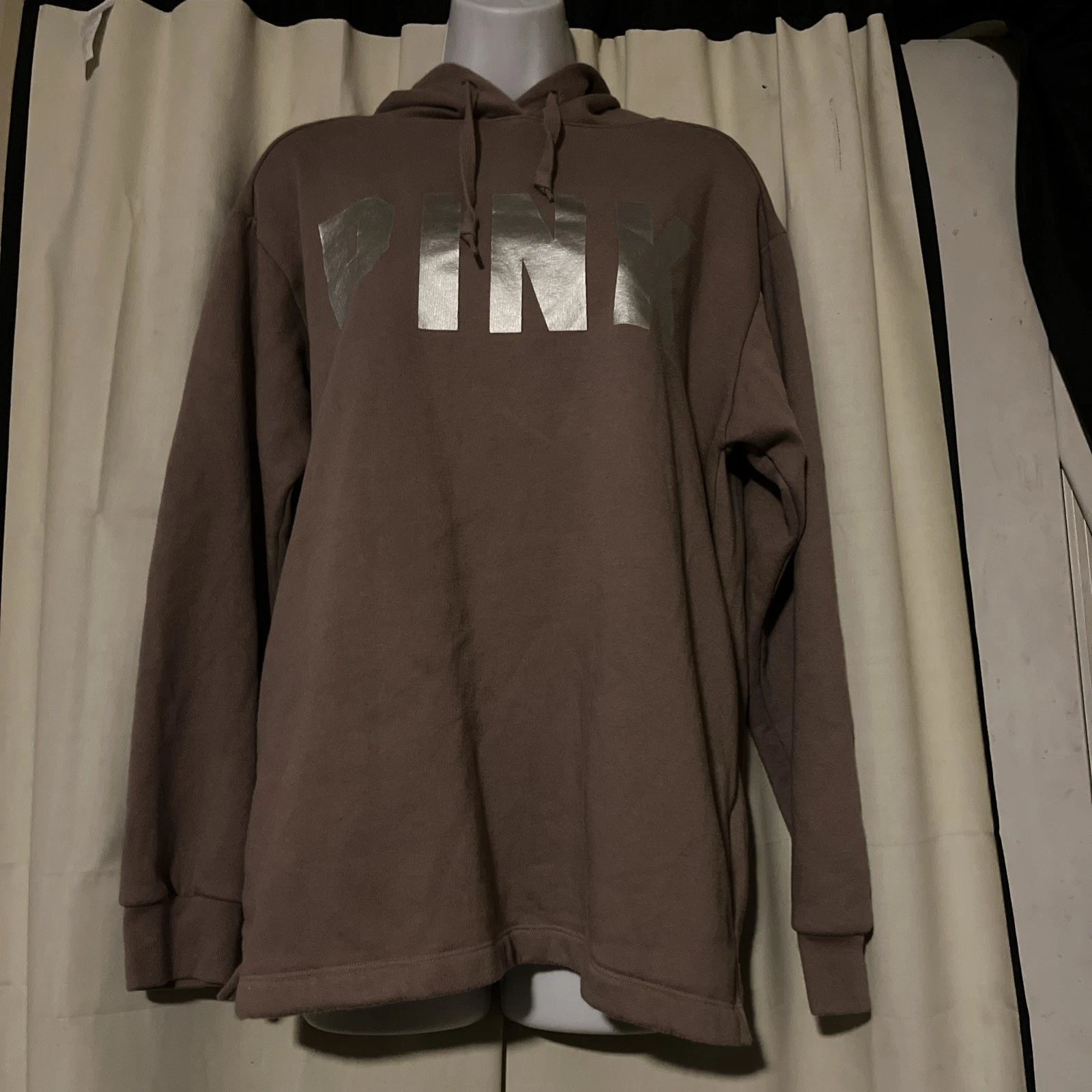 Victoria's Secret PINK Hoodie Womens Size S Sweatshirt Oversized Pullover