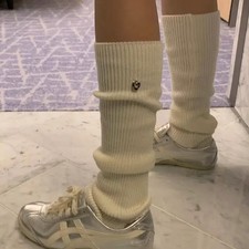 Poster Leg Warmers - New, Ballet Style in Ivory, Beige, Gray, Charcoal