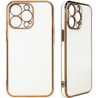 HURTEL CASE FÜR XIAOMI REDMI NOTE 11 PRO GEL-CASE MIT GOLDRAHMEN