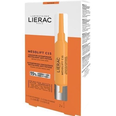 LIERAC Mesolift C15 Serum Anti-Müdigkeit 2X15 ml PZN 16392746
