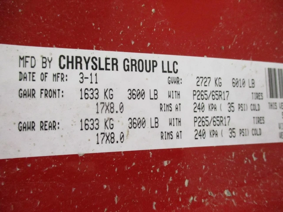 Used Rear Right Door Window Regulator Rear fits: 2011 Ram Dakota Crew Cab 4 Dr e - Image 4 of 4