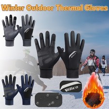 Water Resistant Warm Winter Gloves Touch Screen Thermal Windproof Outdoor Gloves