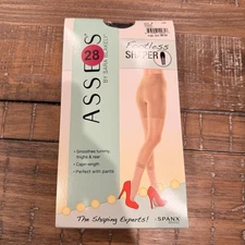 SPANX Assets by Sara Blakely Footless Shaper Women's Size 6, Black NEW