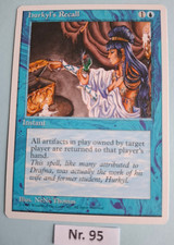 1x Hurkyl's Recall - EN - Near Mint - (1995) 4. Edition - Magic MTG