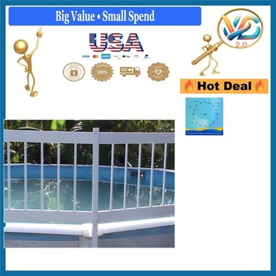 Blue Wave Pool Fence Add-On Kit C for Above-Ground Pools 2 Sections