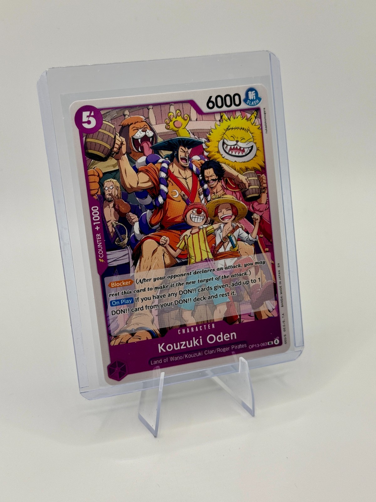 Kouzuki Oden OP13-063 One Piece Carrying on His Will