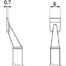 HAKKO Soldering Tip SOP 10L Type T81007
