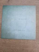 Joy Division Love Will Tear US Apart Vinyl Record Tranco 1st Press. VG+