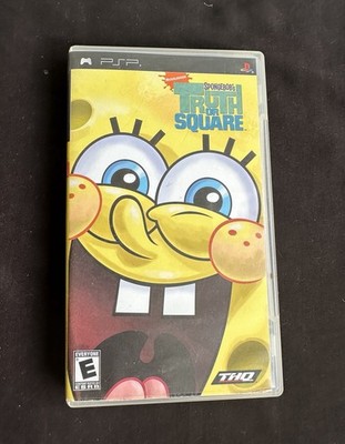 THQ SpongeBob's Truth or Square Sony PSP Manual Included Action Adventure