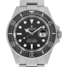 ROLEX SEA-DWELLER with crown 126600 black Random Number second hand mens