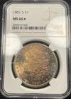 1881 S Morgan Silver Dollar $1 MS66* Star Nice Toning