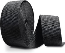 Nylon Webbing 3/4 Inch Heavy Duty Black Nylon Webbing Straps 3/4" Wide 6 Size...