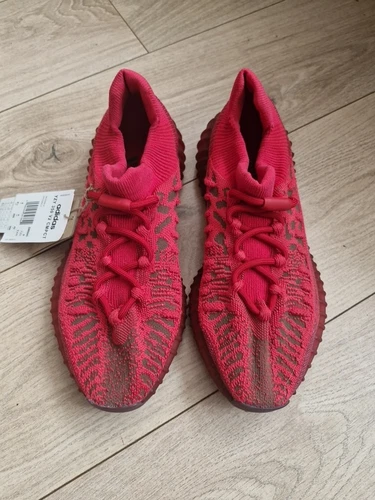 adidas Yeezy 350 V2 CMPCT Slate Red UK 8