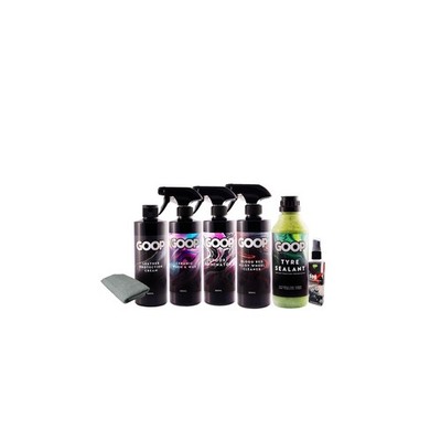 Goop Reifendichtmittel / Auto / Fahrrad Reinigung Pflegeset All In One Konvolut Angebot
