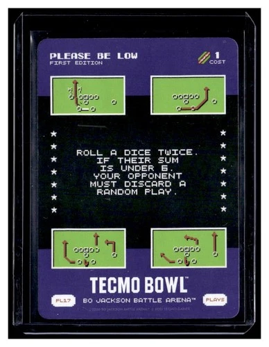 2026 Bo Jackson Battle Arena Tecmo Please Be Low SP #PL17