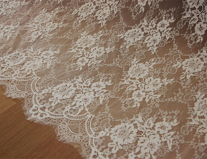 OFF WHITE Costume Abito Da Sposa Bianco Sposo Tessuto Pizzo Velo Lungo 300 cm