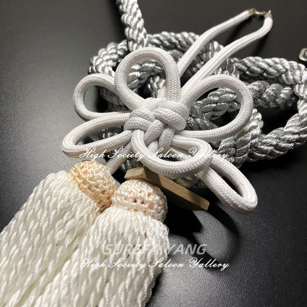 アクセサリー CAR-1 canalaccessory 2Pcs JP Car Rearview Mirror Charms Vip Gift Silvery Kin Rope