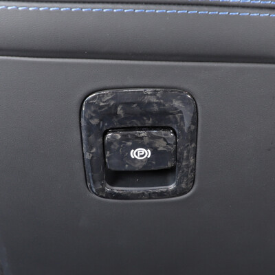 Forged Pattern Real Carbon Fiber P Gear Frame Trim for Maserati Grecale 2023