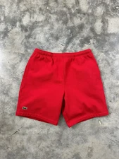 Supreme x Lacoste Pique Shorts Red Sz. Medium Box Alligator