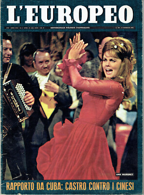 1966=ANN MARGRET=MARIO PRIMICERIO=GUNTER GRASS=LUFTHANSA FLIGHT 005 BREMA=SBRAGIA=