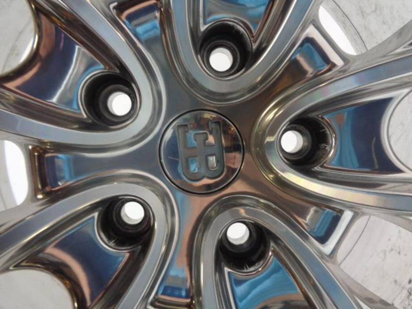USED GENUINE BUGATTI BBS WHEEL 20X10 WITH MICHELIN PILOT 265-680ZR500A SR