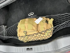 Rear Trunk Envelope Style Organizer Cargo Net for INFINITI G37 Q60 2008-2015 New
