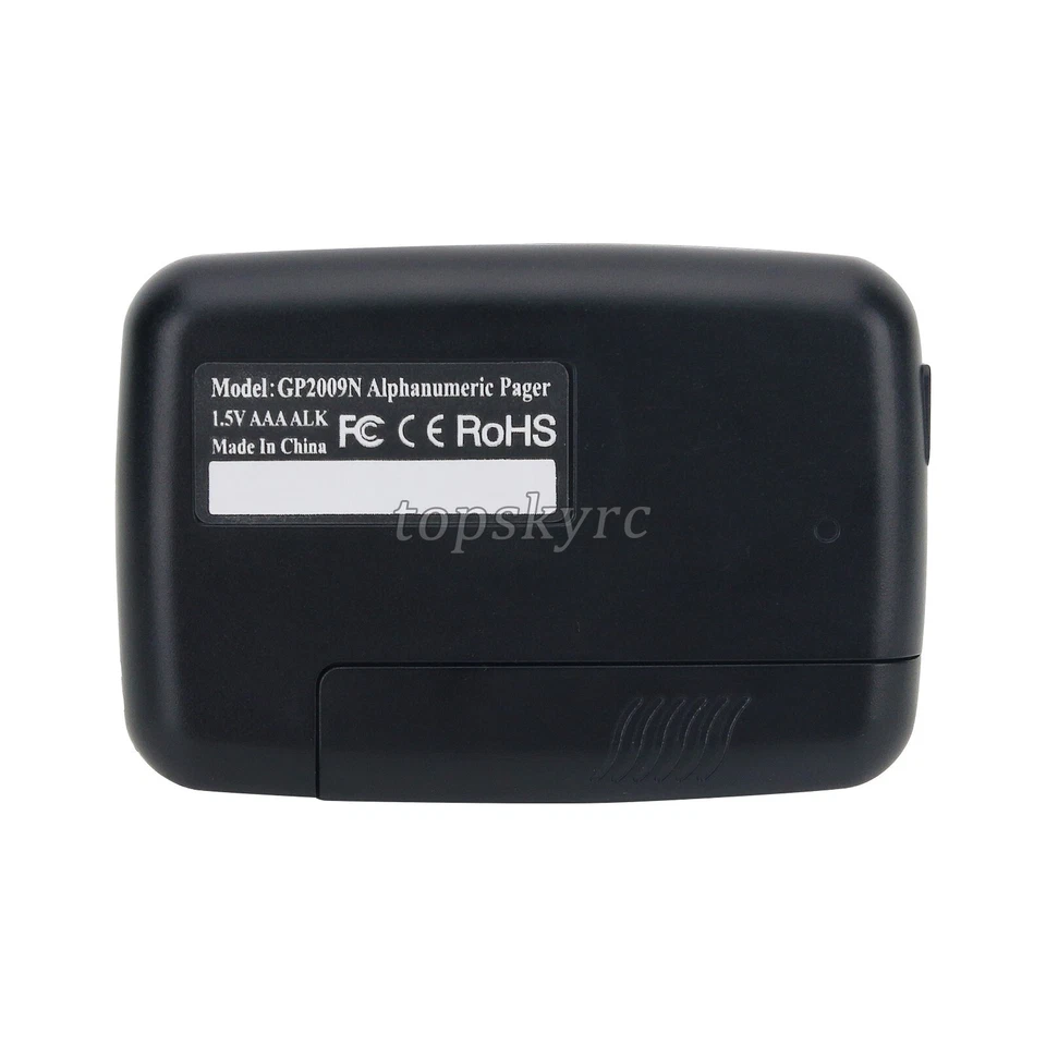 Programmable Alphanumeric Pager Charging POCSAG Pager Emergency Text Receiver - Image 3 of 4