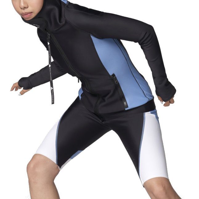 Adidas Women's Stella McCartney Beachdefender Black/Blue Midlayer