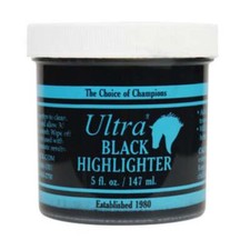 New ULTRA HORSE HIGHLIGHTER 5 oz. For horses' face ears muzzle Black or Clear
