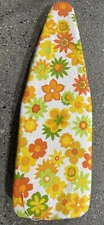 Vintage 70'S Travel Tabletop Ironing Board Sleeve Floral Flower Power Hippie