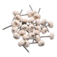 100 Pcs Dental Polishing Wheel Cotton Yarn Prophy Buffing Pad Low Contra Angle