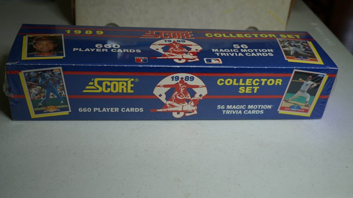 Factory Sealed! Score 1989 MLB Collector Set BASEBALL CARD BOX 660