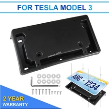 For Tesla Models 3 2017-2022 Front Bumper License Plate Holder Mounting Bracket