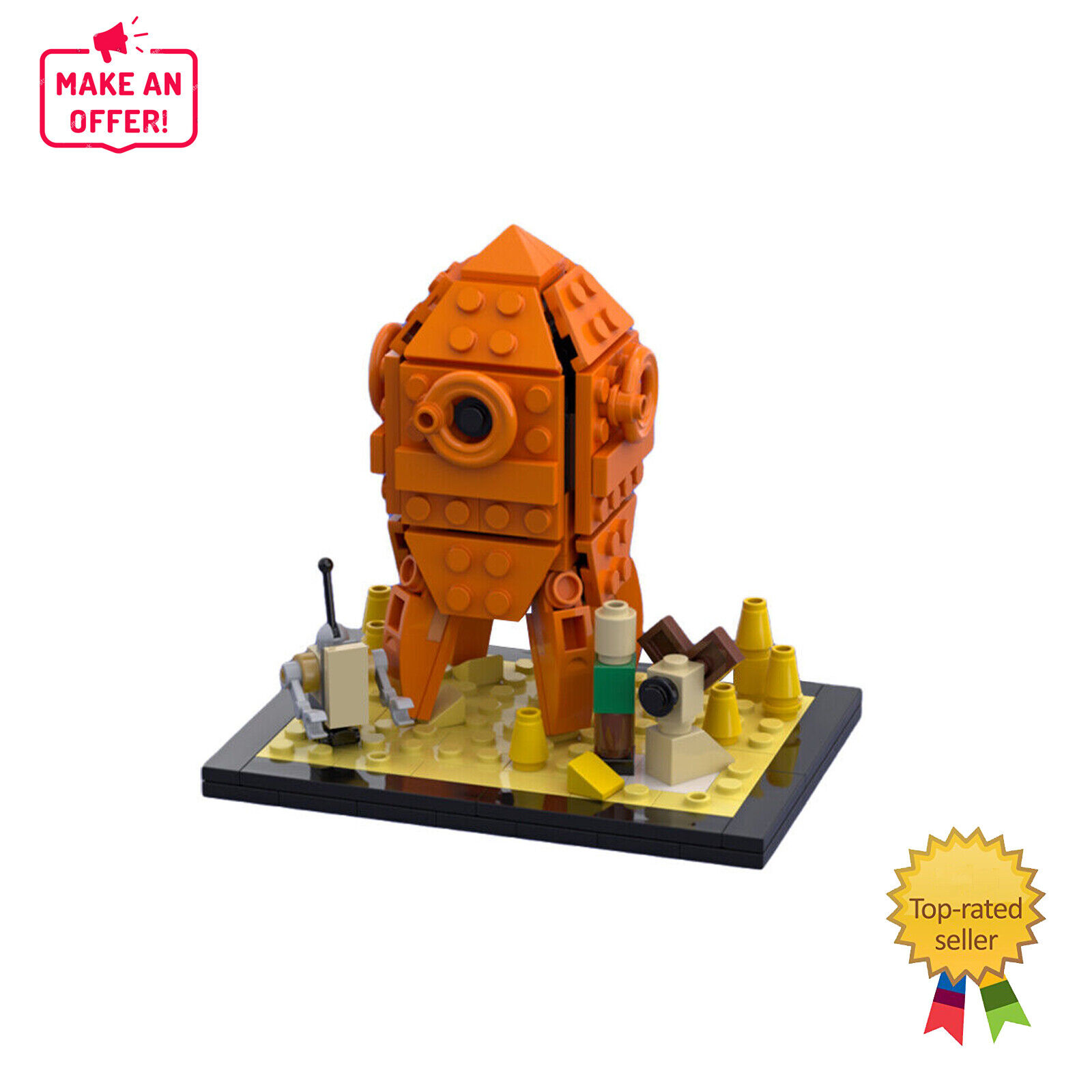 Micro Vignette Model from Clay Cartoon 156 Pieces Building Toys & Blocks |  eBay