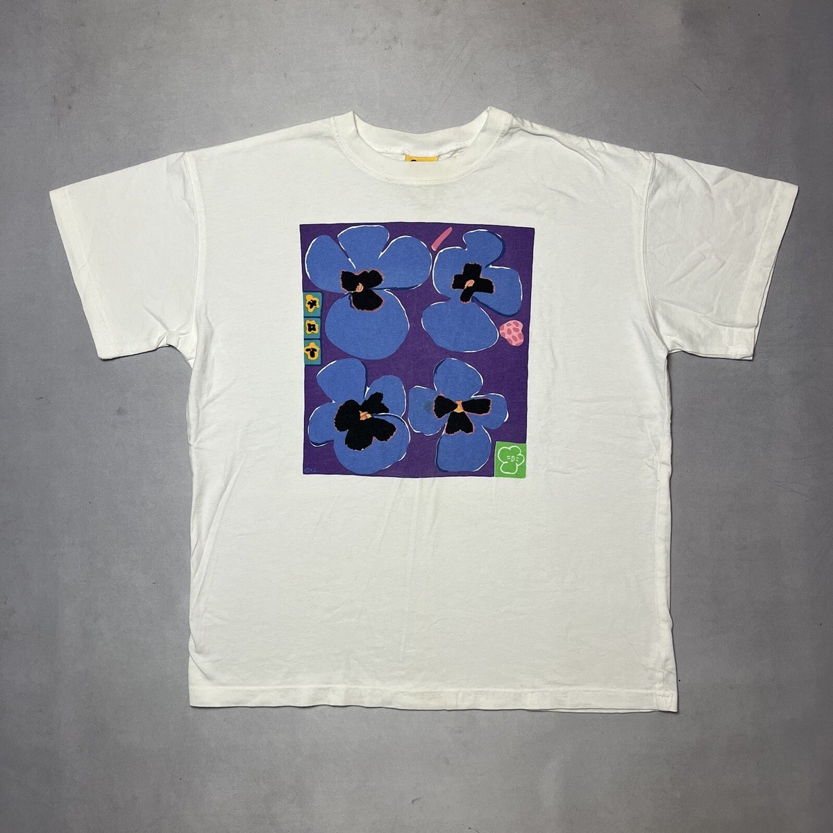 90's Andy Warhol Flowers Tシャツ デッドストック S Vintage 90s Done Art & Design Warhol Flowers T Shirt Large