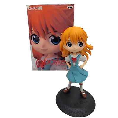 Banpresto Evangelion Movie Q Posket – Shikinami Asuka Langley (Ver.B) – Figura Collezionabile In PVC Con Base