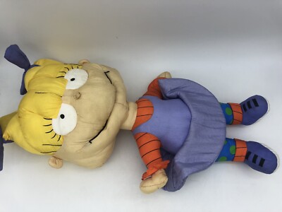 21'' Vintage 1998 Nickelodeon Rugrats Angelica Play-By-Play Parachute Plush Nylon