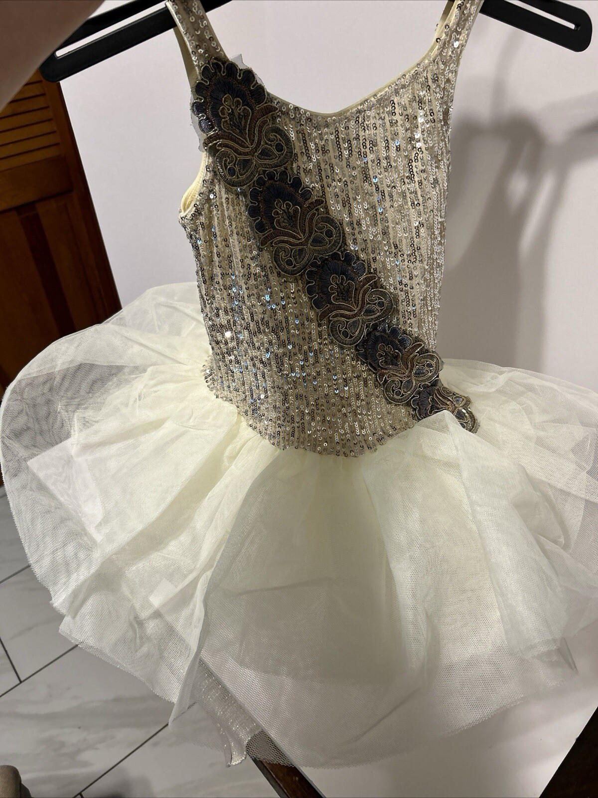 Revolution Dancewear Costume Ivory Size MC - image 2