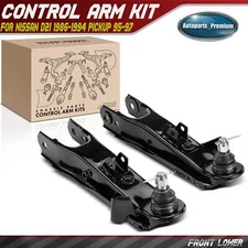 2xFront Lower Side Control Arm & Ball Joint Assembly for Nissan D21 86-94 Pickup